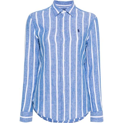 Polo Ralph Lauren camicia a righe - blu