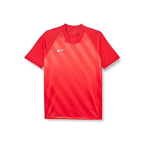 Nike dri-fit challenge 3 jby, maglia manica corta bambino, bianco/bianco/nero, s