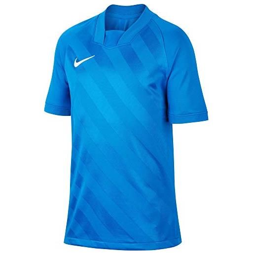 Nike dri-fit challenge 3 jby, maglia manica corta bambino, royal blu/blu royal/bianco, s