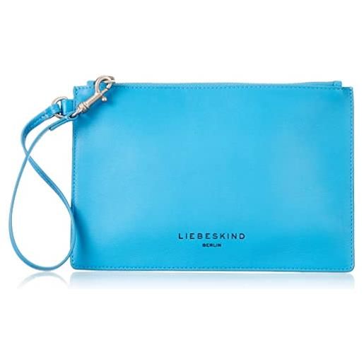 Liebeskind all'interno, pouch accessories m donna, blu orizzonte, medium (hxbxt 14.5cm x 22cm x 0.2cm)