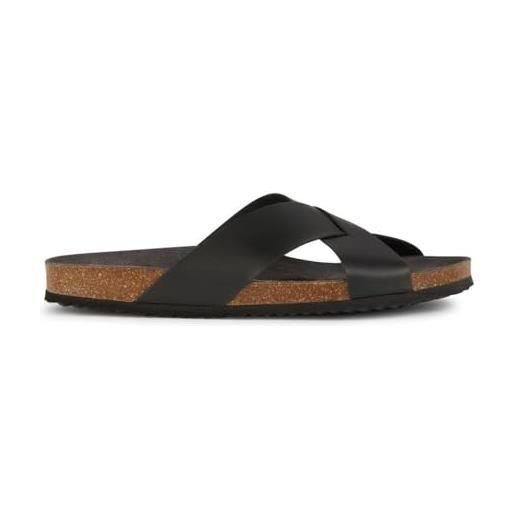 Geox u sandal ghita d, slide, marrone chiaro, 40 eu