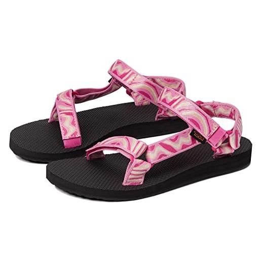 Teva originale universal zappy, sandali donna, rutabaga fucsia viola, 40 eu