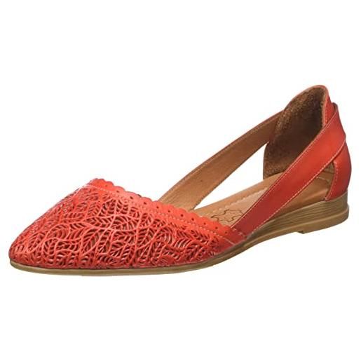 Piazza 830015-04, scarpe décolleté donna, colore: rosso, 36 eu