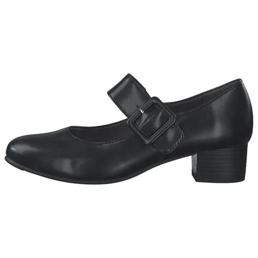 Jana softline 8-22362-41-scarpe comode, scarpe décolleté donna, nero, 38 eu larga
