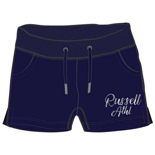 Russell Athletic a11401-uw-001 sl-shorts donna pantaloncini white taglia s
