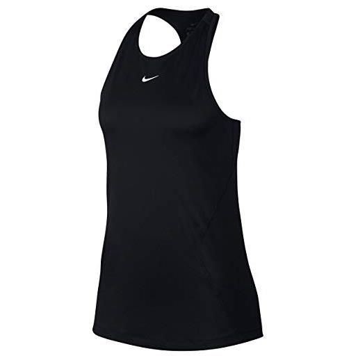 Nike w np tank maglietta senza maniche, donna, donna, w np tank, rosso/nero (lava glow/black), xs