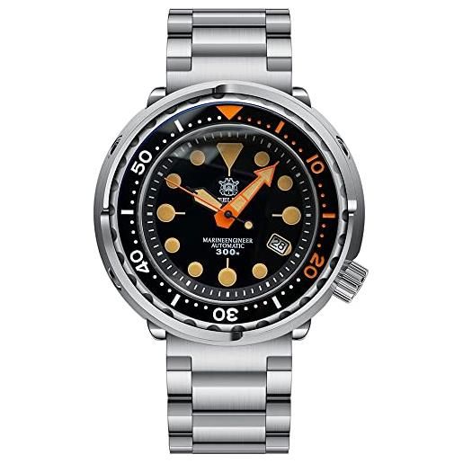 SOTAG steeldive sd1975v lunetta in ceramica bicolore orologi da uomo arancione luminoso in acciaio inossidabile nh35 orologio subacqueo automatico reloj, cinturino in acciaio