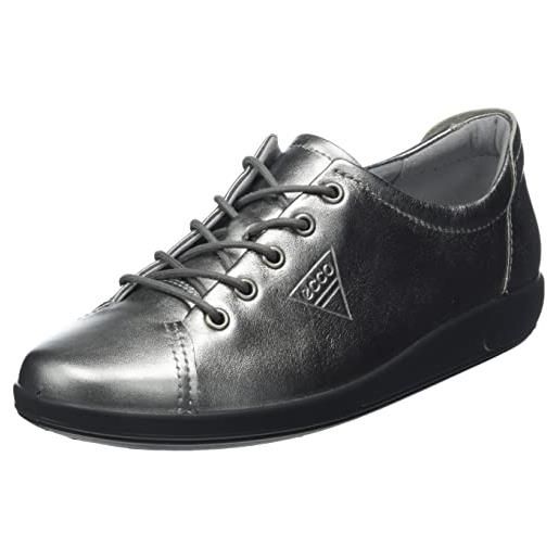 ECCO soft 2.0, scarpe donna, argento alluminio, 38 eu
