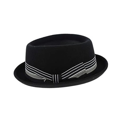 Panizza - cappello porkpie imperia, colore: nero, nero , large