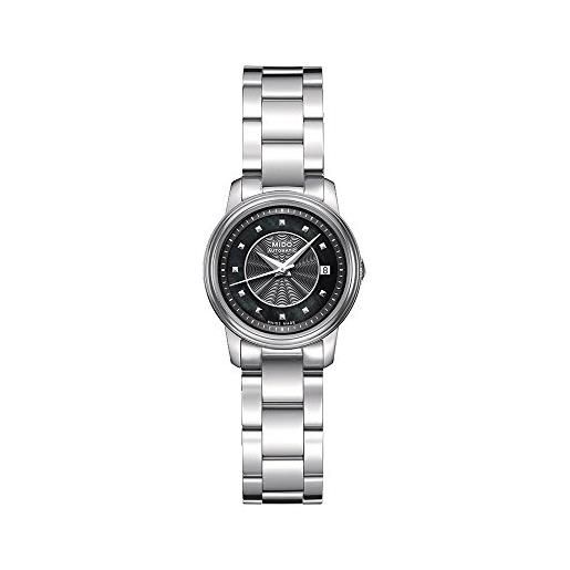 MIDO orologio analogico automatico donna con cinturino in acciaio inossidabile m0100071112100