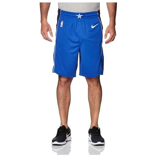Nike dal m nk swgmn short road 18, pantaloncini uomo, blu, l