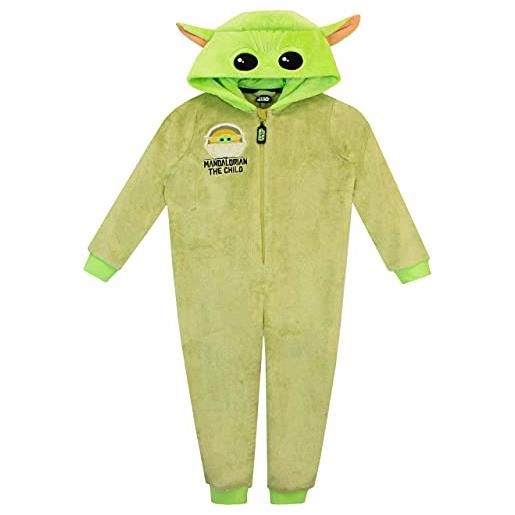 Star Wars pigiama per ragazzi the mandalorian verde 10-11 anni