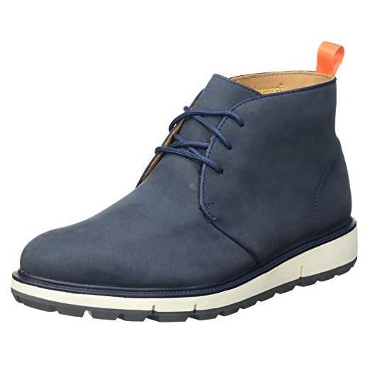 SWIMS motion chukka lugsole, scarpe uomo, navy ivory orange, 44.5 eu