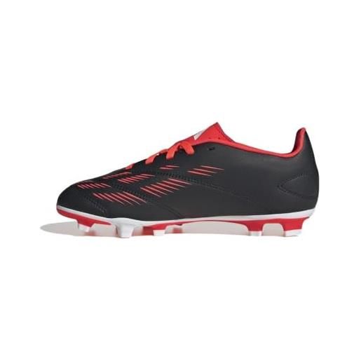 adidas predator. 4 l fxg j, scarpe da ginnastica, core black/ftwr white/solar red
