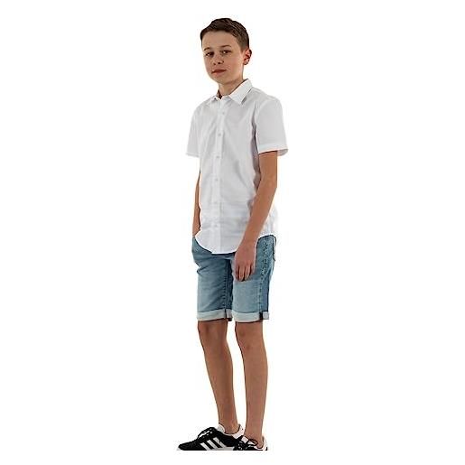 Kaporal pao camicia elegante, bianco, 14 anni bambini e ragazzi