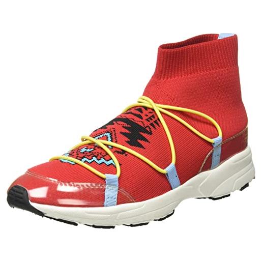 Desigual 19wskk04306141, scarpe da ginnastica donna, colore: rosso, 41 eu
