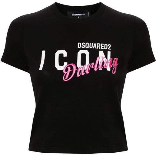 Dsquared2 t-shirt icon darling - nero