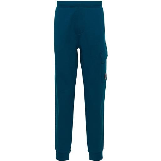 C.P. Company pantaloni sportivi con applicazione - blu