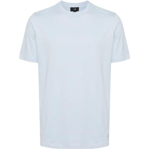Dunhill t-shirt con ricamo - blu