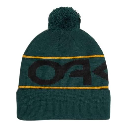Oakley berretto con polsino di fabbrica, verde cacciatore/giallo ambra, etichettalia unica unisex-adulto