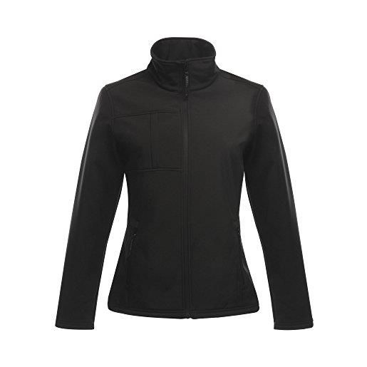 Regatta women's octagon ii 3 layer membrane softshell jacket, giacca donna, nero, 10