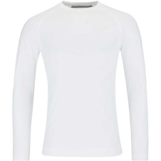 Head Racket flex long sleeve t-shirt seamless bianco l uomo