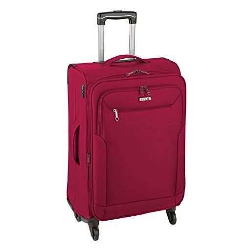 D & N d&n travel line 6804 bagaglio a mano, 76 cm, 98 liters, rosso (dunkelrot)