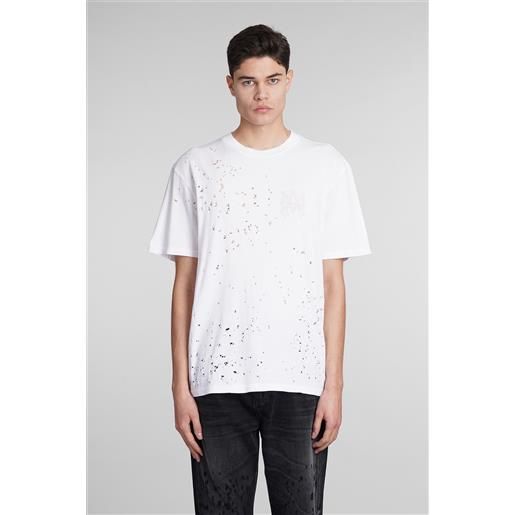 Amiri t-shirt in cotone bianco