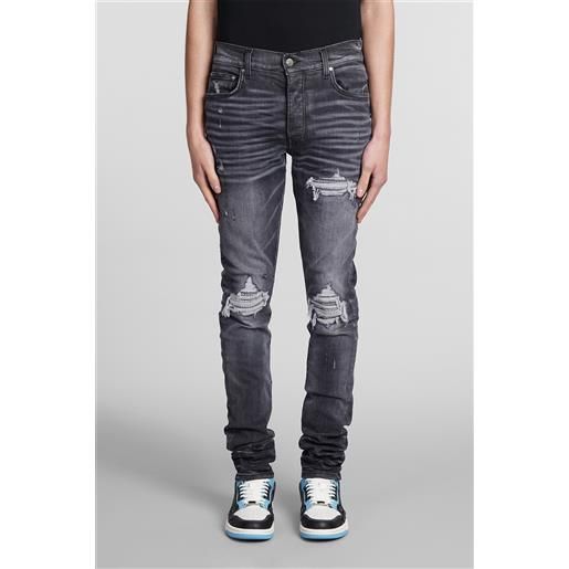 Amiri jeans in cotone nero