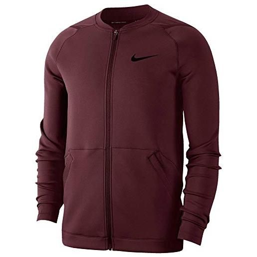 Nike fz npc giacche giacche da uomo, uomo, night maroon/night maroon, s