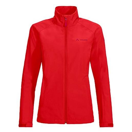 VAUDE giacca da donna hurricane iv, donna, giacca, 41309, rosso - mars red, 34