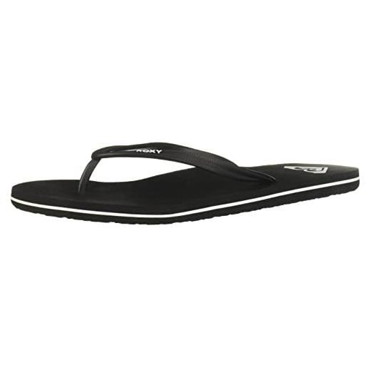 Roxy azul flip flop sandal, donna, nero 3, 40 eu