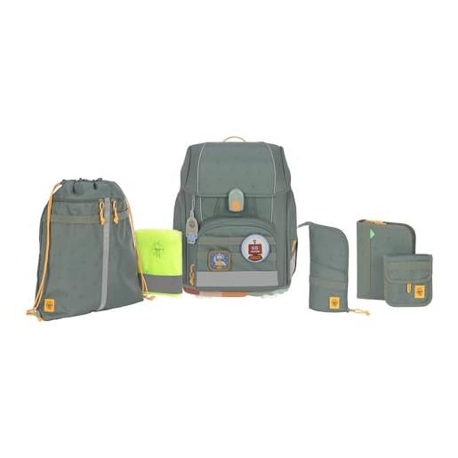 Lässig set di borse per la scuola da 7 pezzi per bambini/school set boxy unique letters green