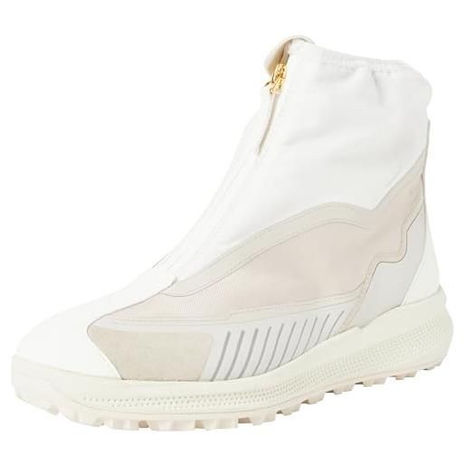 Geox stivaletti da donna d pg1x b abx, lt sand off white, 37 eu