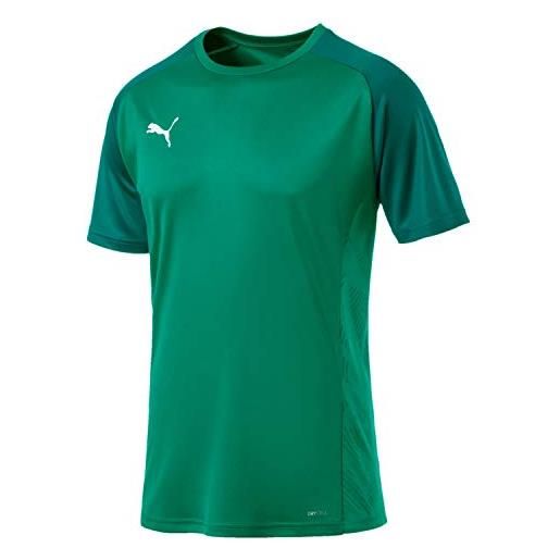 Puma cup sideline tee core t-shirt, uomo, pepper green/alpine green, 3xl