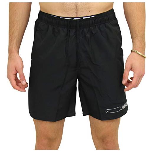 Nike nilco|#Nike air chllgr 7in bf pantaloncini pantaloncini da uomo, uomo, black/reflective silv, xl