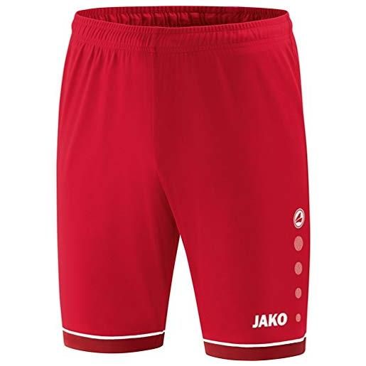 JAKO competition 2.0, pantaloni sportivi uomo, rosso/bianco, xxl