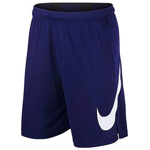 Nike bq1932, shorts uomo, blue void/white, 2xl