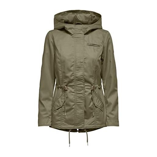 Only - giacca parka da donna, in lino, mermaid, xs
