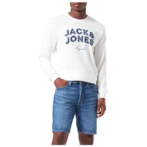JACK & JONES jeans intelligence jjichris jjoriginal shorts na 123 pantaloncini, blu denim, m uomo