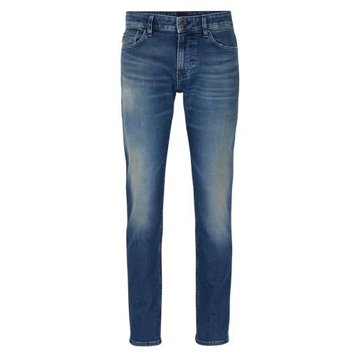 BOSS delaware bc-c pantaloni in jeans, blu, 32w x 32l uomo