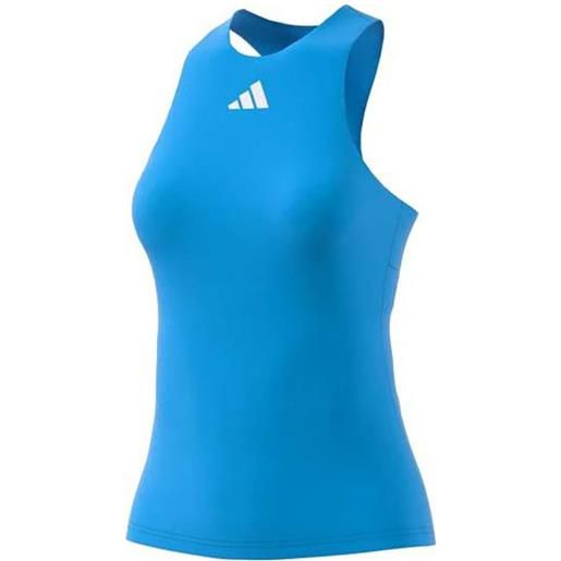 Adidas y-tank sleeveless t-shirt blu s donna