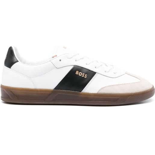 BOSS sneakers con logo goffrato - bianco