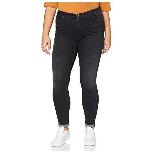 Vero Moda jeans lux elasticizzato e sfumato. (s/30, nero)