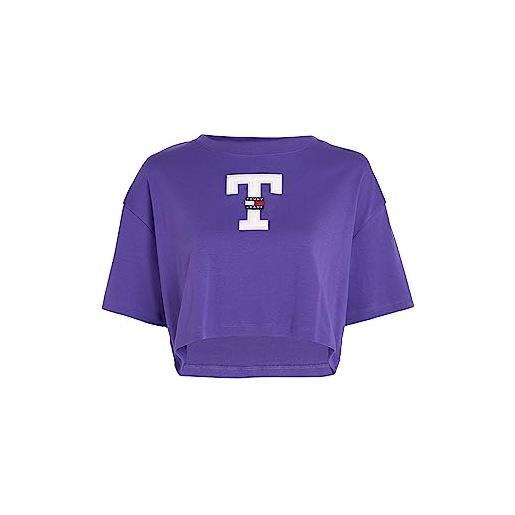 Tommy Jeans magliette s/s, college viola, s donna