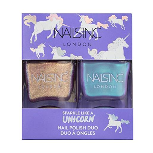 Nails Inc smalto per unghie duo 14 ml, scintilla come un unicorno