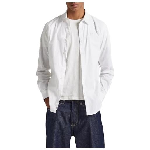 Pepe Jeans coventry, camicia uomo, bianco (white), xl