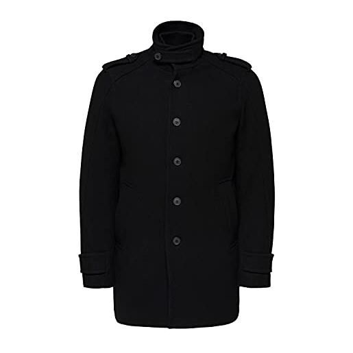 SELECTED HOMME BLACK slhnoah w cappotto b, nero/motivo: twill, s uomo