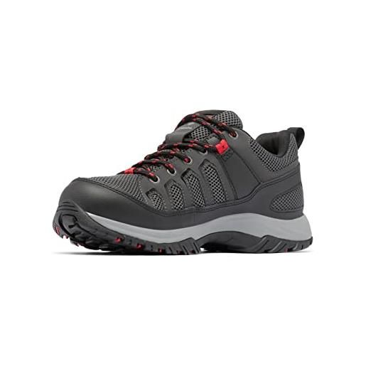 Columbia granite trail wp, scarpe da ginnastica basse uomo, black, 41.5 eu