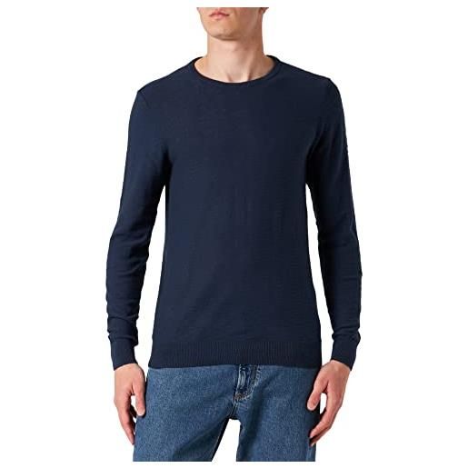 Blend maglione lavorato a maglia, 194024/dress blues, l uomo